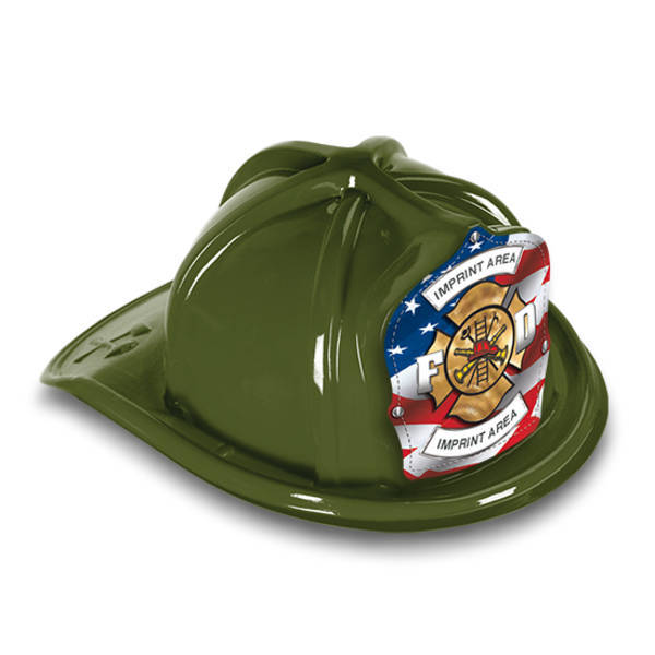 Chief's Choice Kid's Firefighter Hat, Patriotic Maltese Design