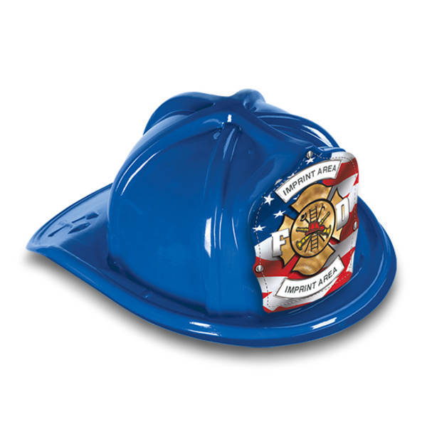 Chief's Choice Kid's Firefighter Hat, Patriotic Maltese Design