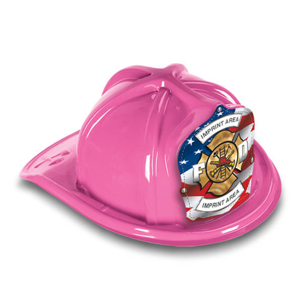 Chief's Choice Kid's Firefighter Hat, Patriotic Maltese Design