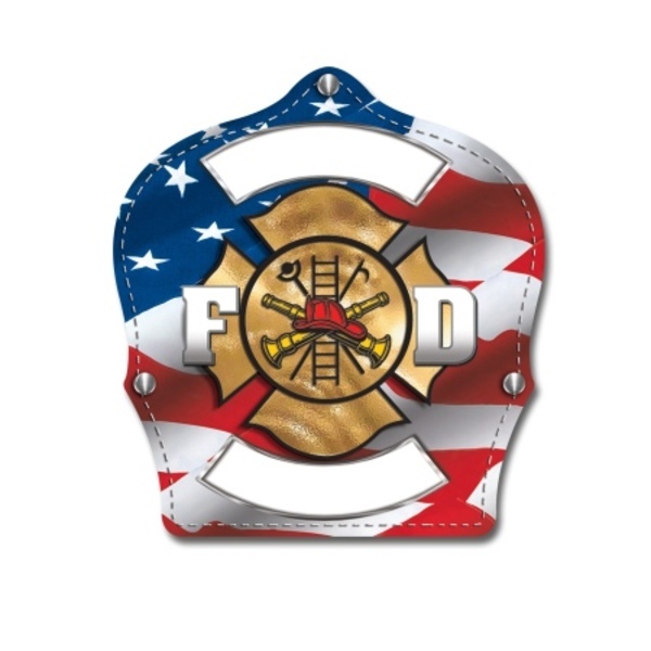 Chief's Choice Kid's Firefighter Hat, Patriotic Maltese Design