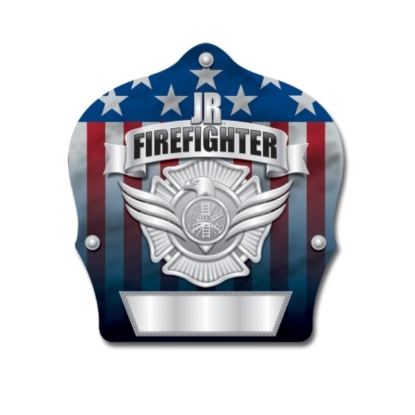 Chief's Choice Kid's Firefighter Hat, Serve & Protect Silver Shield