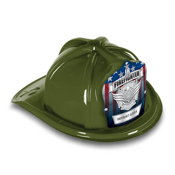 Chief's Choice Kid's Firefighter Hat, Serve & Protect Silver Shield
