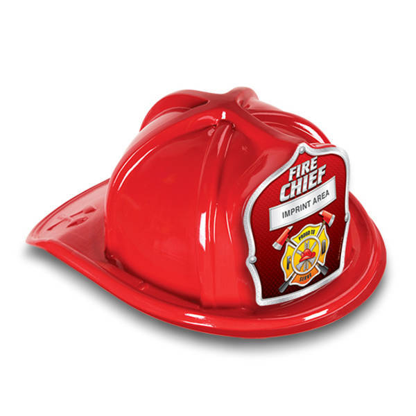 Chief's Choice Kid's Firefighter Hat, Fire Chief Silver Trim Design