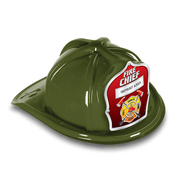 Chief's Choice Kid's Firefighter Hat, Fire Chief Silver Trim Design