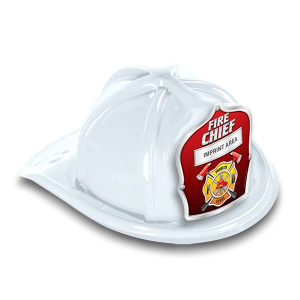 Chief's Choice Kid's Firefighter Hat, Fire Chief Silver Trim Design