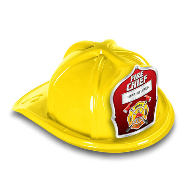 Chief's Choice Kid's Firefighter Hat, Fire Chief Silver Trim Design