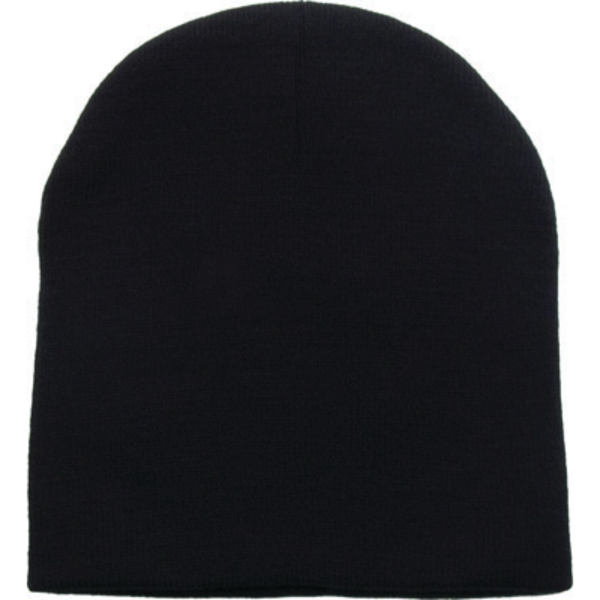 Short Acrylic Knit Beanie