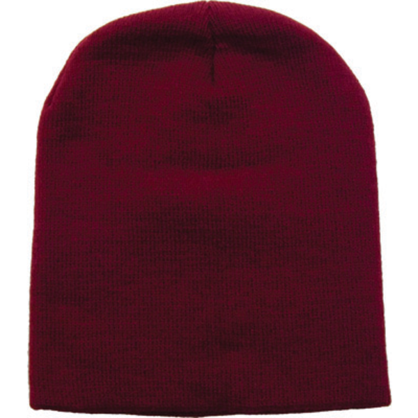 Short Acrylic Knit Beanie