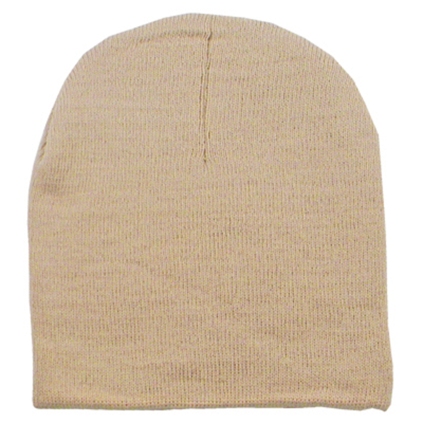 Short Acrylic Knit Beanie