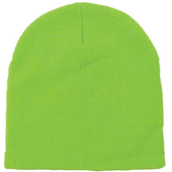 Short Acrylic Knit Beanie