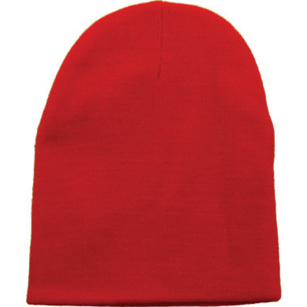 Short Acrylic Knit Beanie