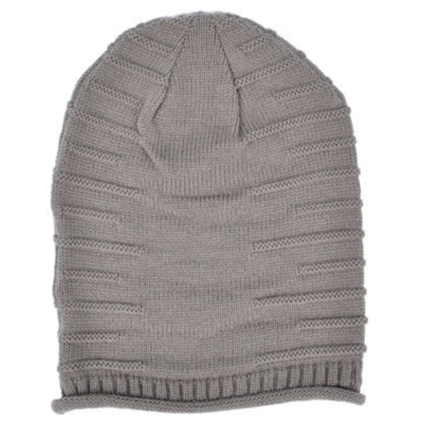 Noto Acrylic Knit Slouchy Beanie