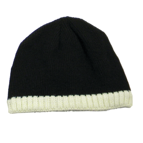 Knit Beanie With Fleece Ear Lining