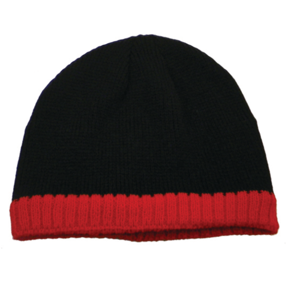 Knit Beanie With Fleece Ear Lining