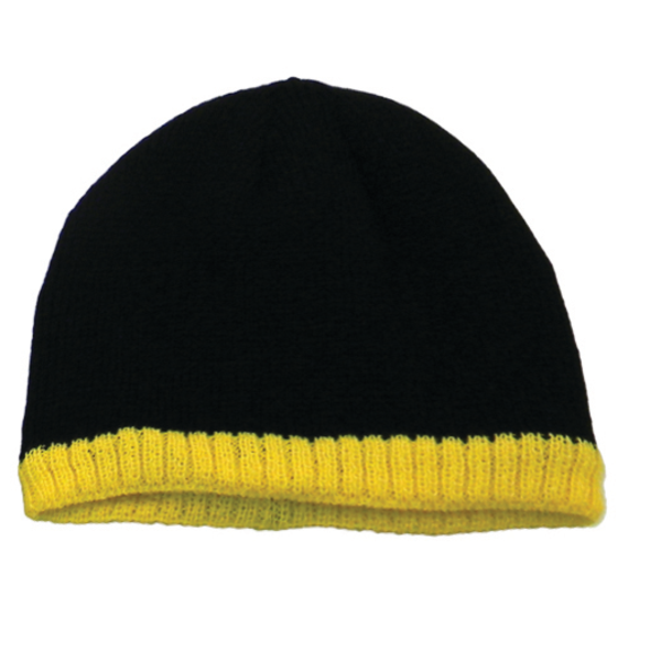 Knit Beanie With Fleece Ear Lining