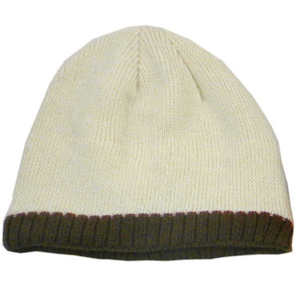 Knit Beanie With Fleece Ear Lining