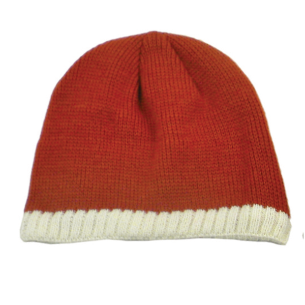 Knit Beanie With Fleece Ear Lining