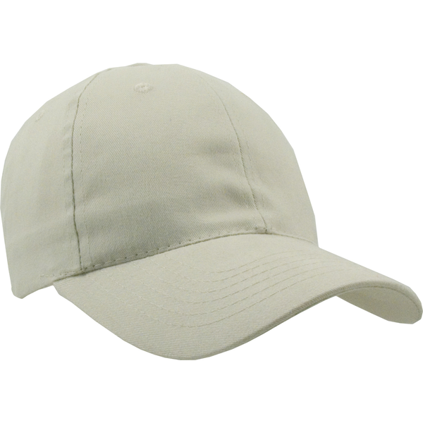 Brushed Cotton Twill Semi-Constructed Cap with Velcro Closure
