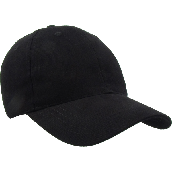 Brushed Cotton Twill Semi-Constructed Cap with Velcro Closure