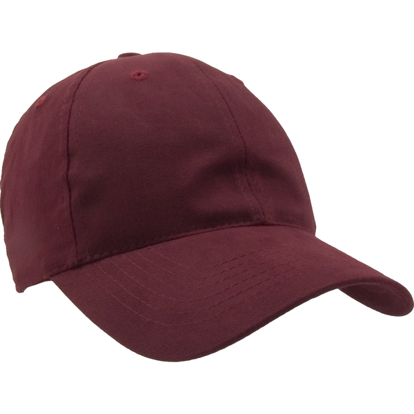 Brushed Cotton Twill Semi-Constructed Cap with Velcro Closure