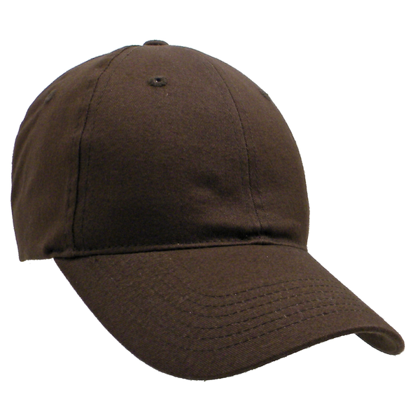 Brushed Cotton Twill Semi-Constructed Cap with Velcro Closure