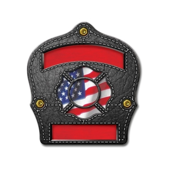 Chief's Choice Kid's Firefighter Hat, Leather Background