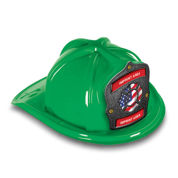 Chief's Choice Kid's Firefighter Hat, Leather Background