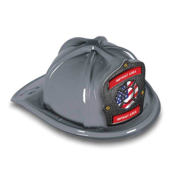 Chief's Choice Kid's Firefighter Hat, Leather Background