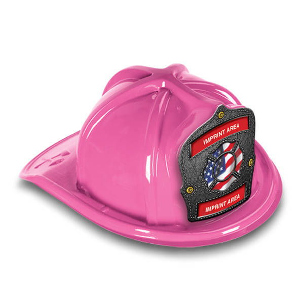 Chief's Choice Kid's Firefighter Hat, Leather Background
