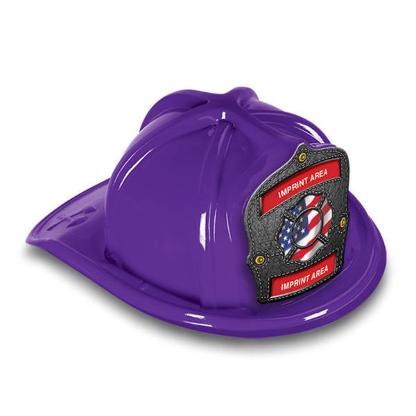 Chief's Choice Kid's Firefighter Hat, Leather Background
