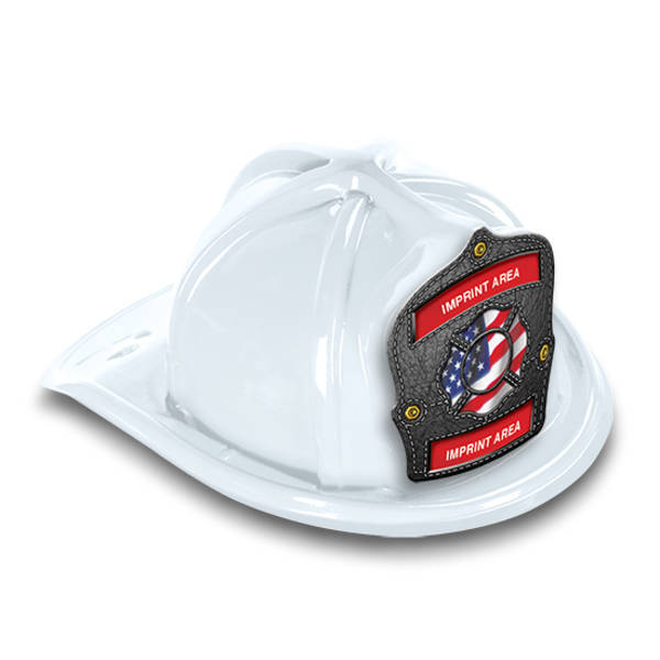 Chief's Choice Kid's Firefighter Hat, Leather Background
