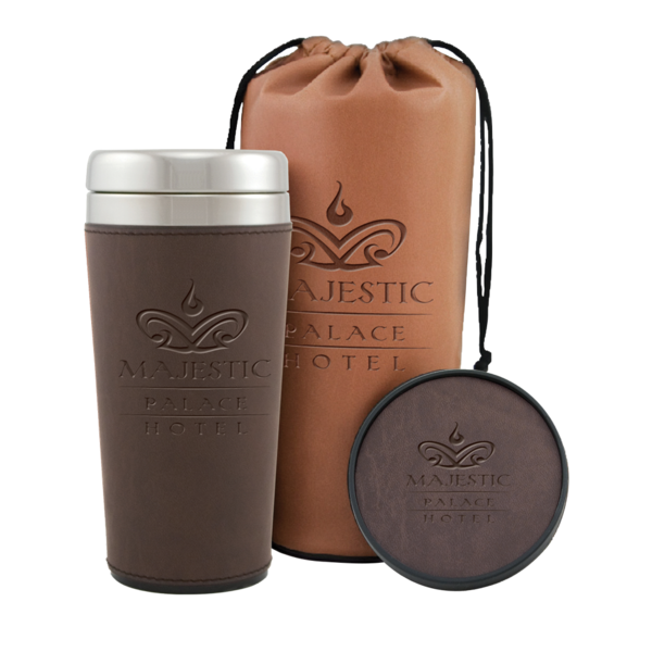 Regency Tumbler & Coaster Gift Set, 16oz.