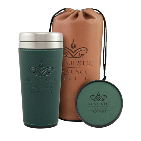 Regency Tumbler & Coaster Gift Set, 16oz.