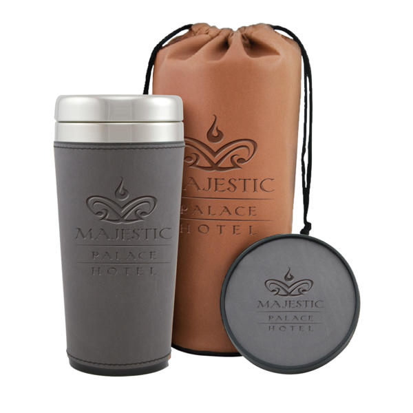 Regency Tumbler & Coaster Gift Set, 16oz.