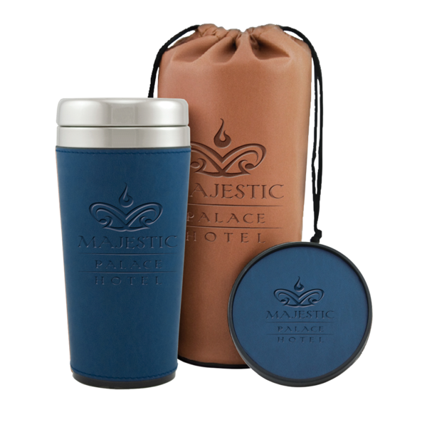 Regency Tumbler & Coaster Gift Set, 16oz.