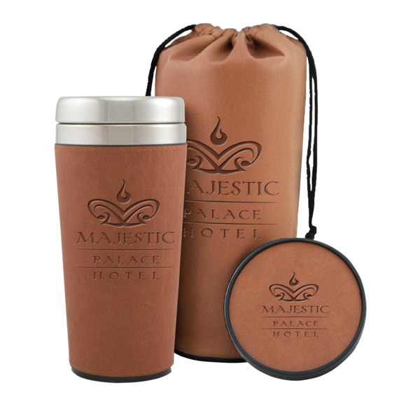 Regency Tumbler & Coaster Gift Set, 16oz.