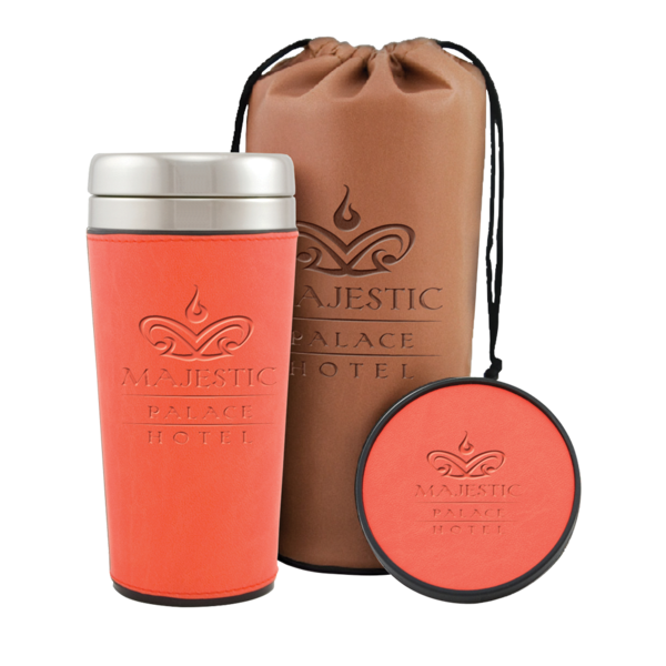 Regency Tumbler & Coaster Gift Set, 16oz.