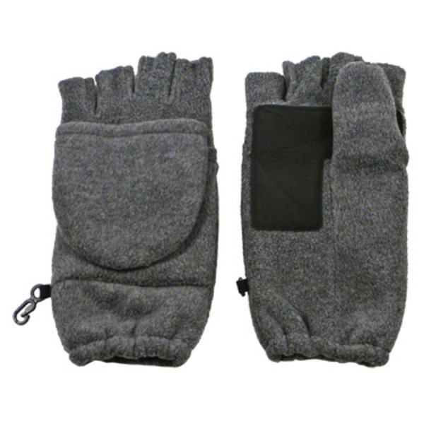 Fingerless Fleece Gloves with Flap