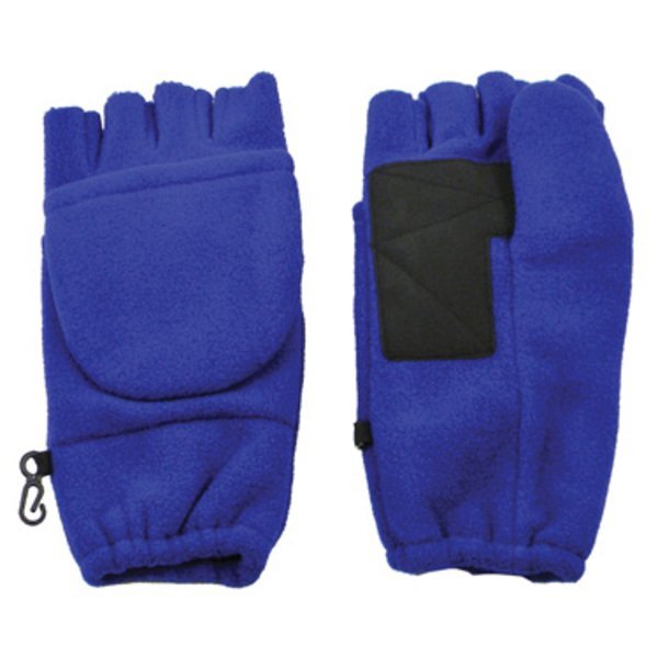 Fingerless Fleece Gloves with Flap