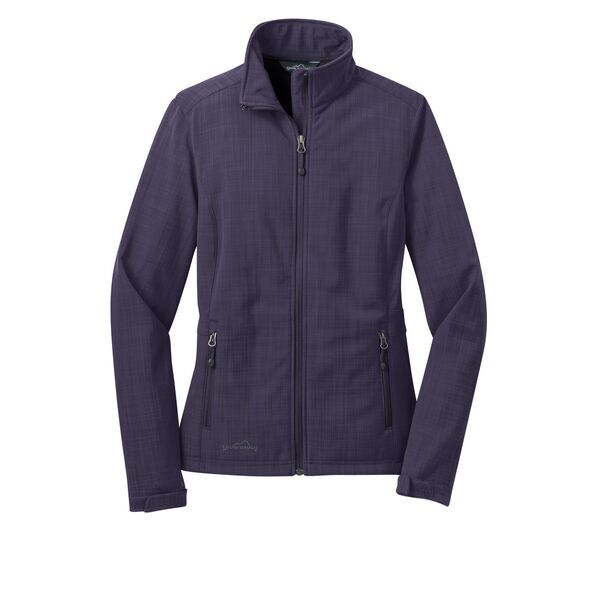 EDDIE BAUER® SHADED CROSSHATCH SOFT SHELL LADIES' JACKET.