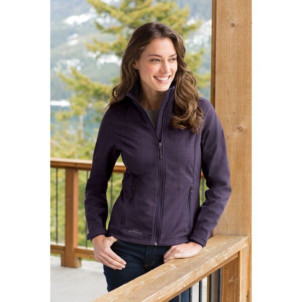 Eddie Bauer® Shaded Crosshatch Soft Shell Ladies' Jacket | Promotions Now