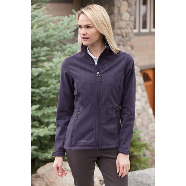 Eddie Bauer® Shaded Crosshatch Soft Shell Ladies' Jacket