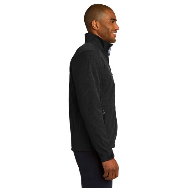 Eddie Bauer® Shaded Crosshatch Soft Shell Men's Jacket