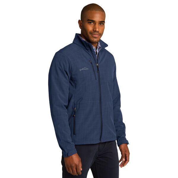 Eddie Bauer® Shaded Crosshatch Soft Shell Men's Jacket