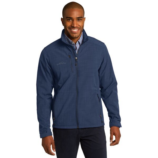 Eddie Bauer® Shaded Crosshatch Soft Shell Men's Jacket