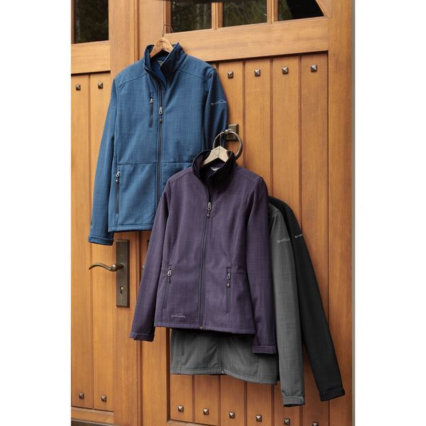 Eddie Bauer® Shaded Crosshatch Soft Shell Men's Jacket