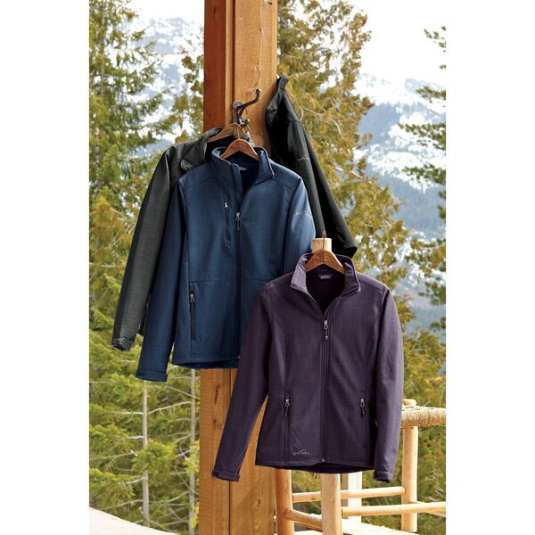 Eddie Bauer® Shaded Crosshatch Soft Shell Men's Jacket