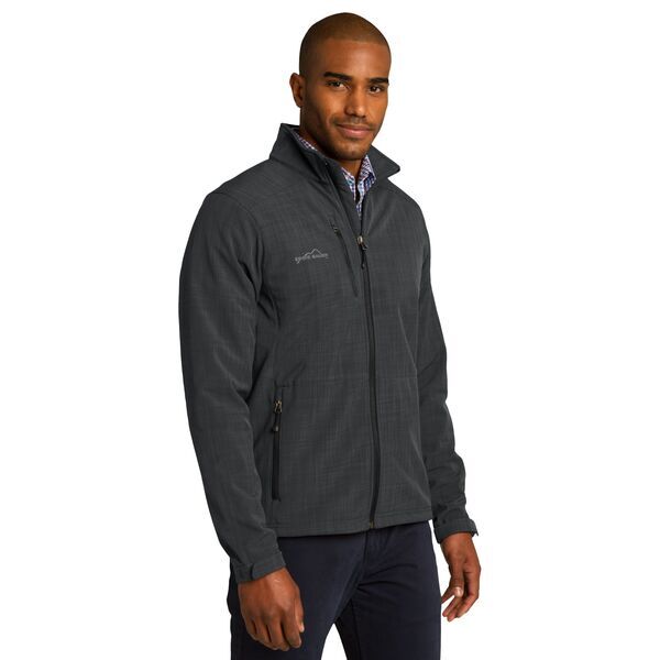 Eddie Bauer® Shaded Crosshatch Soft Shell Men's Jacket