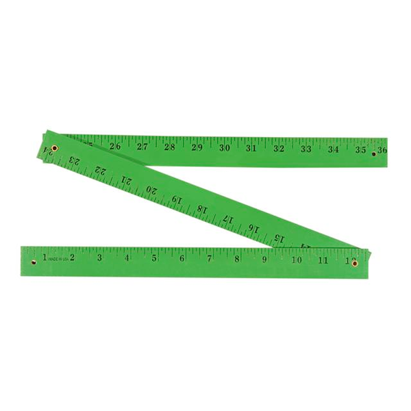 Enamel Finish Folding Yardstick