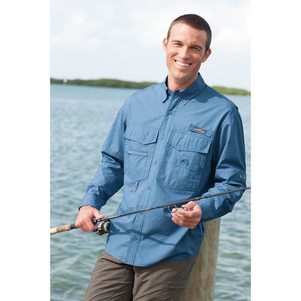 Eddie Bauer® Long Sleeve Men's Fishing Shirt